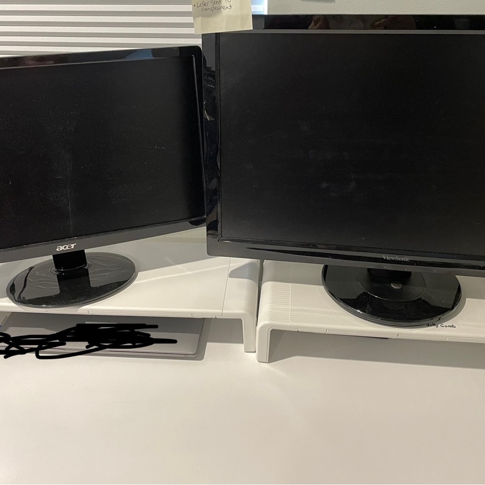 Monitor Stand Riser White - Picture 2 of 6